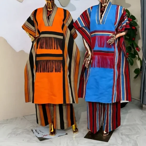 Asooke Agbada Set – Vintage Elegance