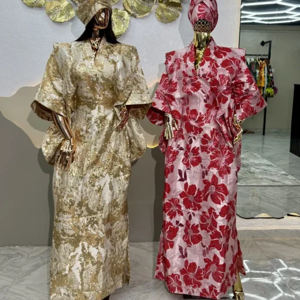 Luxury Damask Free Gown