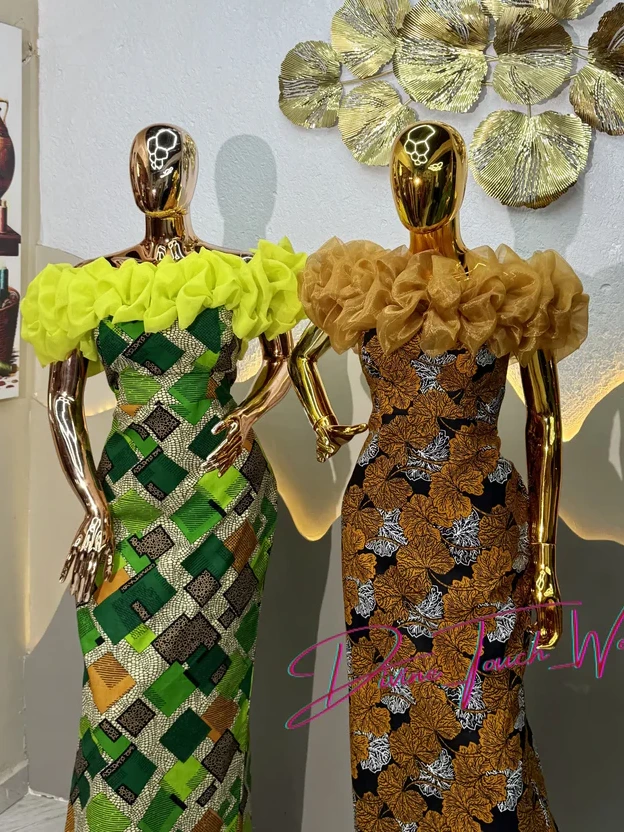 Yori Yuri Ankara Gown