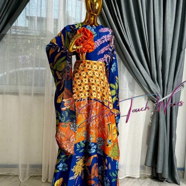 Satin Flower Gown
