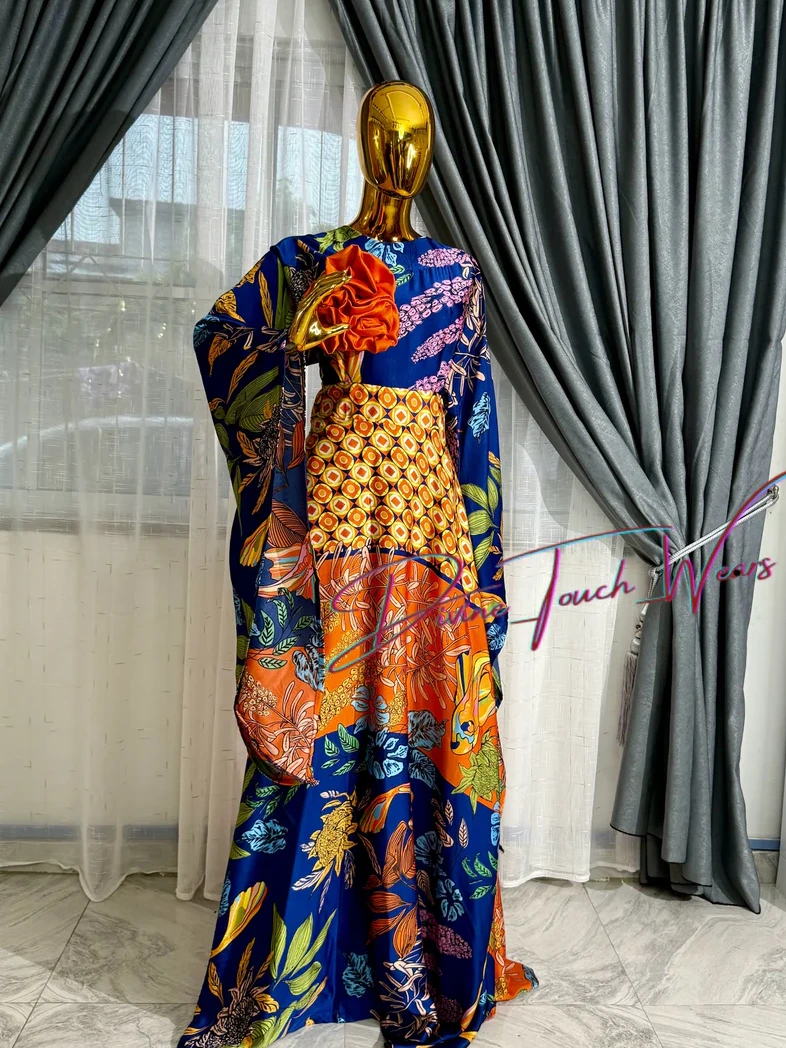 Satin Flower Gown