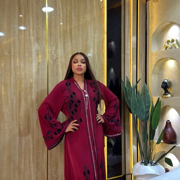 Zahra Luxe Embroidered Abaya