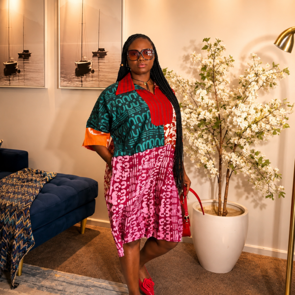 The Amara Patchwork Dress 