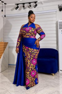 Zuri Luxe Ankara Gown